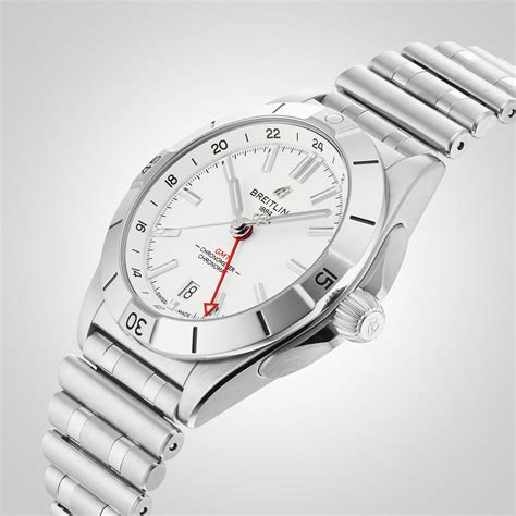 breitling gmt white dial|breitling gmt chronometer.